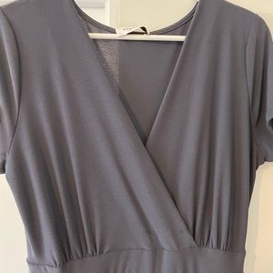 Dusty blue romper size small